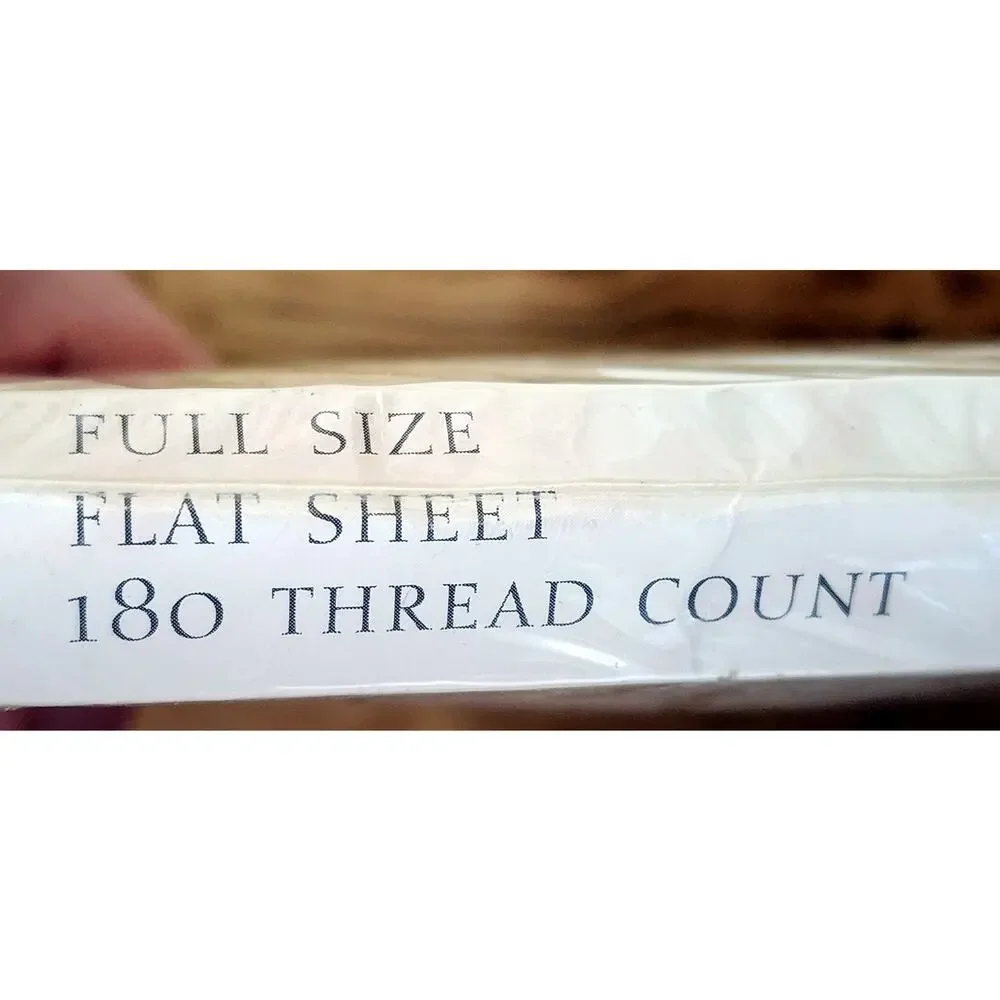 Springmaid Ultracale Full Size Flat Sheet 180 TC No-Iron Percale 50/50 Cotton
